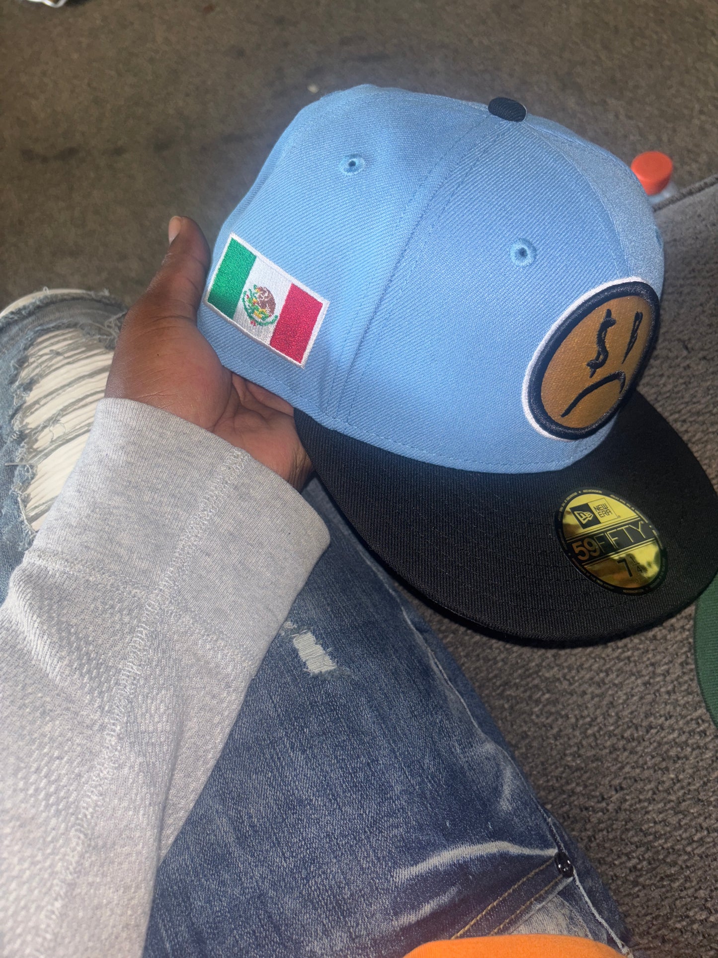 Sad boys fitted hat